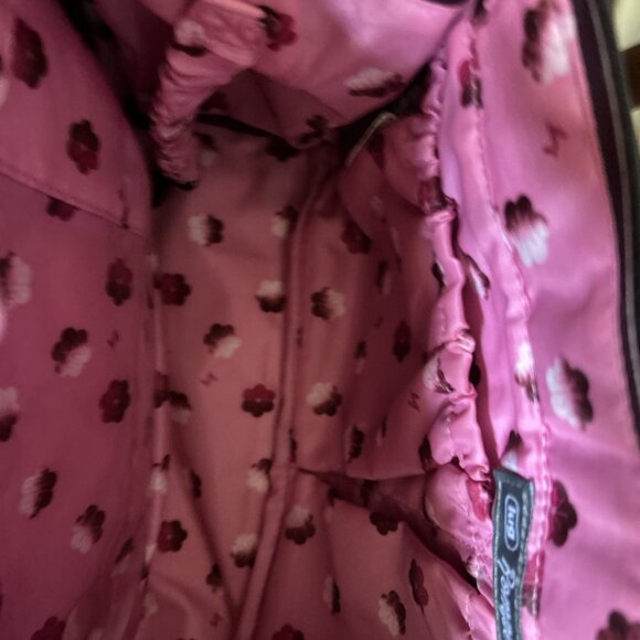 LUG Romper Carry-All Travel Tote Shoulder Bag Purple/Pink EUC - Picture 4 of 7